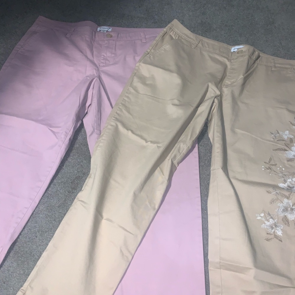 Liz Claiborne 18 classic fit 2 pairs slacks pants